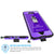 iPhone 6S+/6+ Plus Waterproof Case, PUNKcase StudStar Purple w/ Attached Screen Protector | Warranty (Color in image: white)