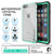 iPhone 6+/6S+ Plus Waterproof Case, PUNKcase CRYSTAL Teal W/ Attached Screen Protector | Warranty (Color in image: white)