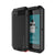 iPhone SE/5/5s Case, Punkcase® METALLIC Series BLACK w/ TEMPERED GLASS | Aluminum Frame (Color in image: Black)