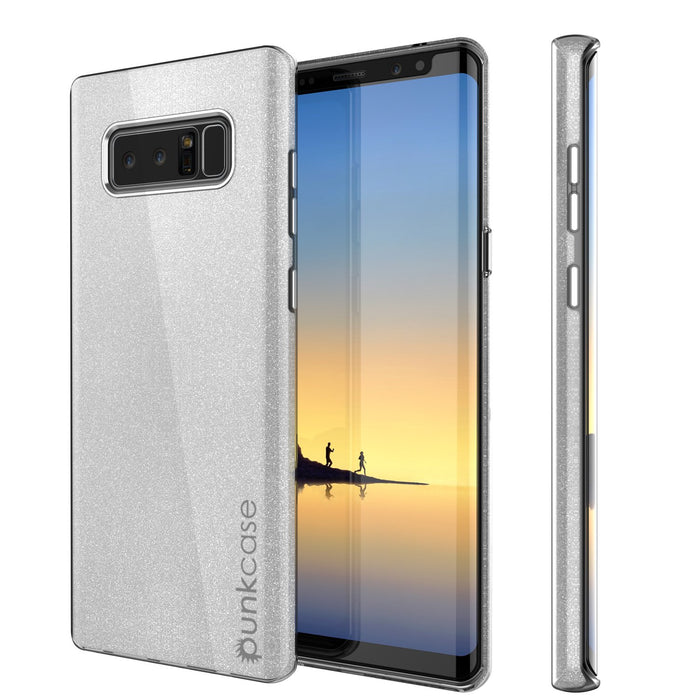 Galaxy Note 8 Case, Punkcase Galactic 2.0 Series Ultra Slim Protective Armor [Silver] (Color in image: silver)