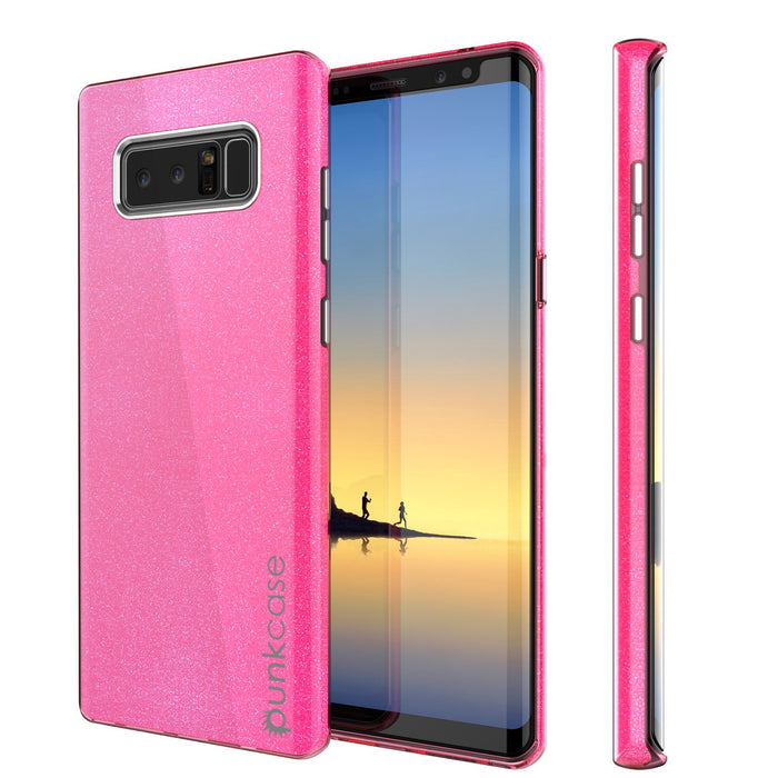Galaxy Note 8 Case, Punkcase Galactic 2.0 Series Ultra Slim Protective Armor [Pink] (Color in image: pink)