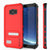 Galaxy S8 Plus Waterproof Case, Punkcase KickStud Red Series [Slim Fit] [IP68 Certified] [Shockproof] [Snowproof] Armor Cover. (Color in image: Red)