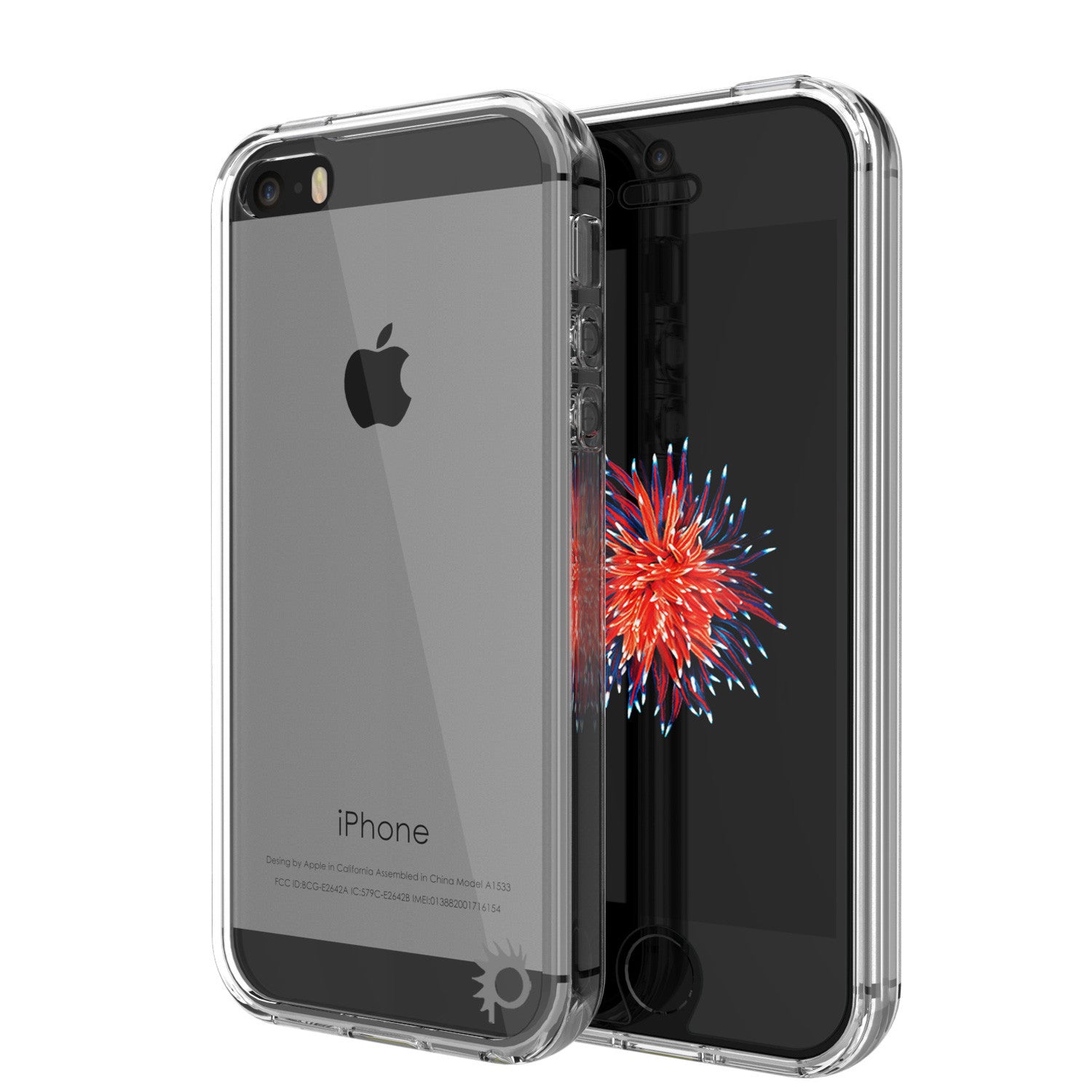 iPhone SE/5S/5 Case Punkcase® LUCID 2.0 Clear Series Series w/ PUNK SHIELD Screen Protector | Ultra Fit (Color in image: clear)