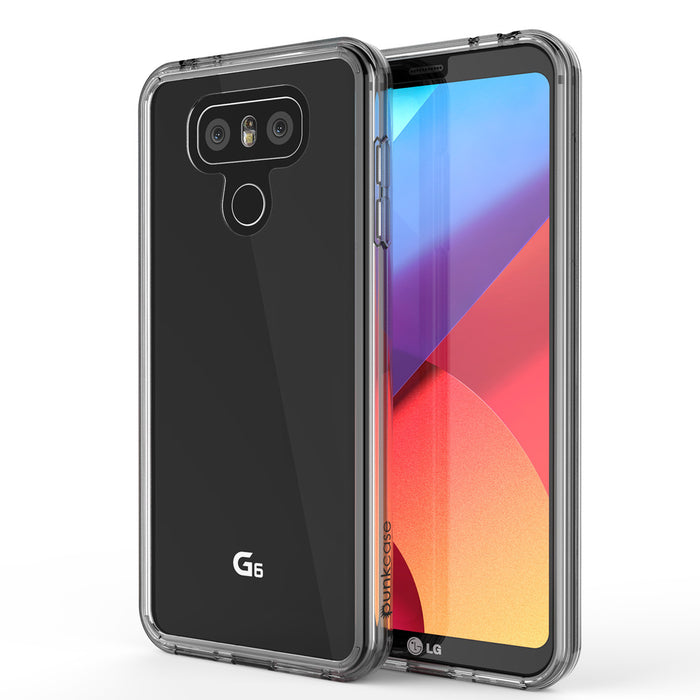 LG G6 Case Punkcase® LUCID 2.0 Clear Series w/ PUNK SHIELD Screen Protector | Ultra Fit (Color in image: clear)