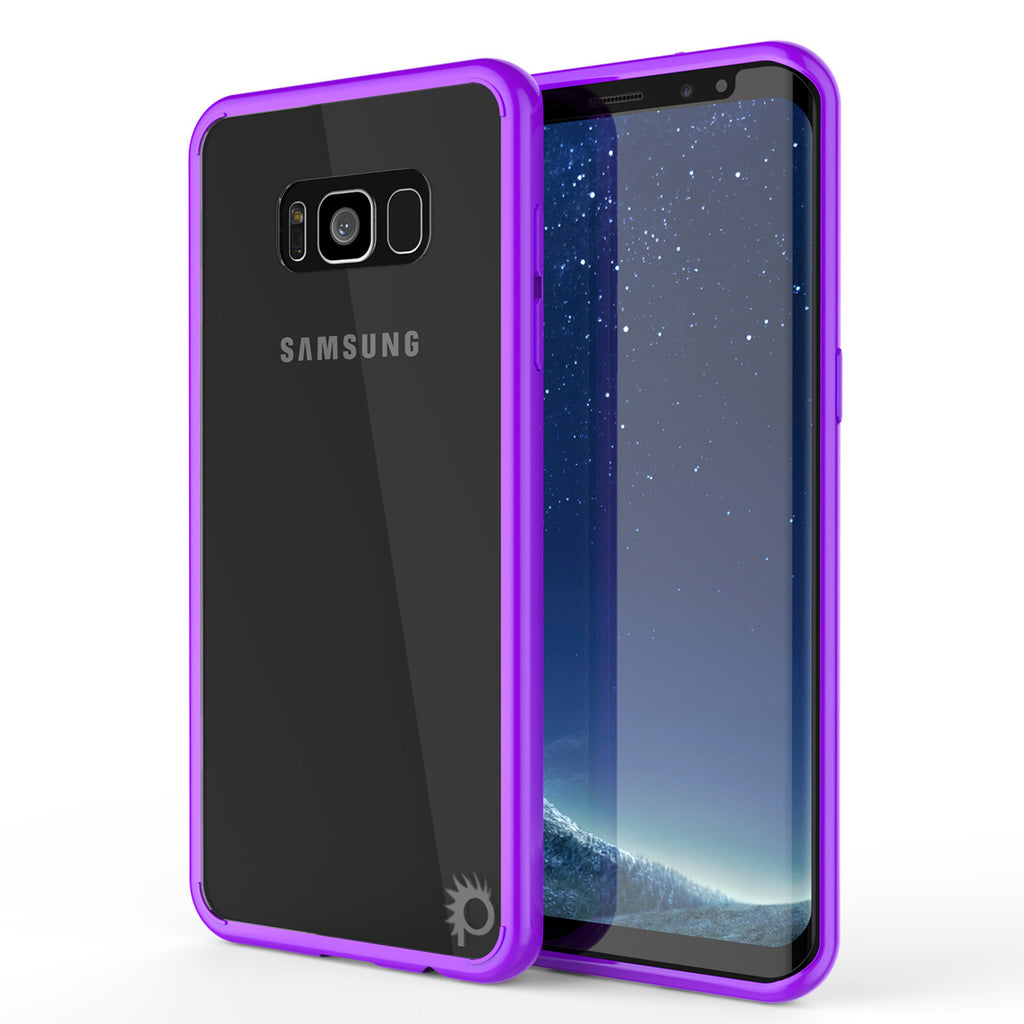S8 Case Punkcase® LUCID 2.0 Purple Series w/ PUNK SHIELD Screen Protector | Ultra Fit (Color in image: purple)