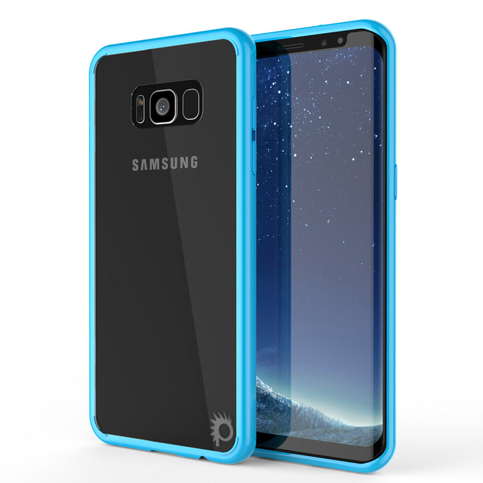 S8 Plus Case Punkcase® LUCID 2.0 Light Blue Series w/ PUNK SHIELD Screen Protector | Ultra Fit (Color in image: light blue)