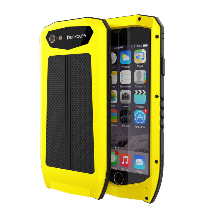 iPhone 6s/6 Case, Punkcase Metallic PRO Neon Series Cover W/ Attached Screen Protector | Touch-ID (Color in image: Neon)