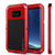 Galaxy Note 8  Case, PUNKcase Metallic Red Shockproof  Slim Metal Armor Case (Color in image: red)