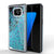 S7 Edge Case, Punkcase [Liquid Teal Series] Protective Dual Layer Floating Glitter Cover with lots of Bling & Sparkle + PunkShield Screen Protector (Color in image: teal)