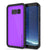Galaxy S8 Plus Waterproof Case PunkCase StudStar Purple Thin 6.6ft Underwater IP68 Shock/Snow Proof (Color in image: purple)