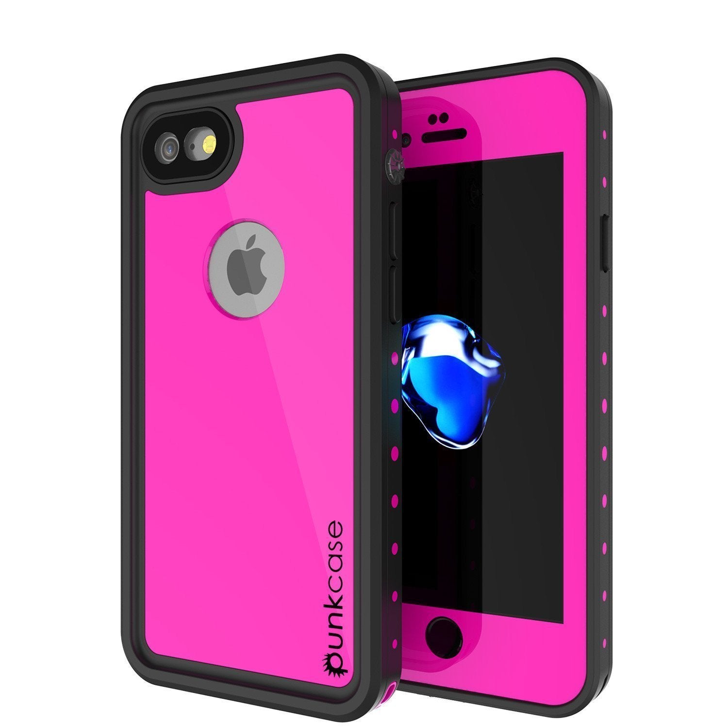 iPhone SE (4.7") Waterproof Case, Punkcase [Pink] [StudStar Series] [Slim Fit][IP68 Certified]  [Dirtproof] [Snowproof] (Color in image: pink)