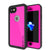 iPhone 7 Waterproof IP68 Case, Punkcase [Pink] [StudStar Series] [Slim Fit] [Dirtproof] [Snowproof] (Color in image: pink)