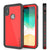 iPhone X Waterproof IP68 Case, Punkcase [Red] [StudStar Series] [Slim Fit] [Dirtproof] (Color in image: white)