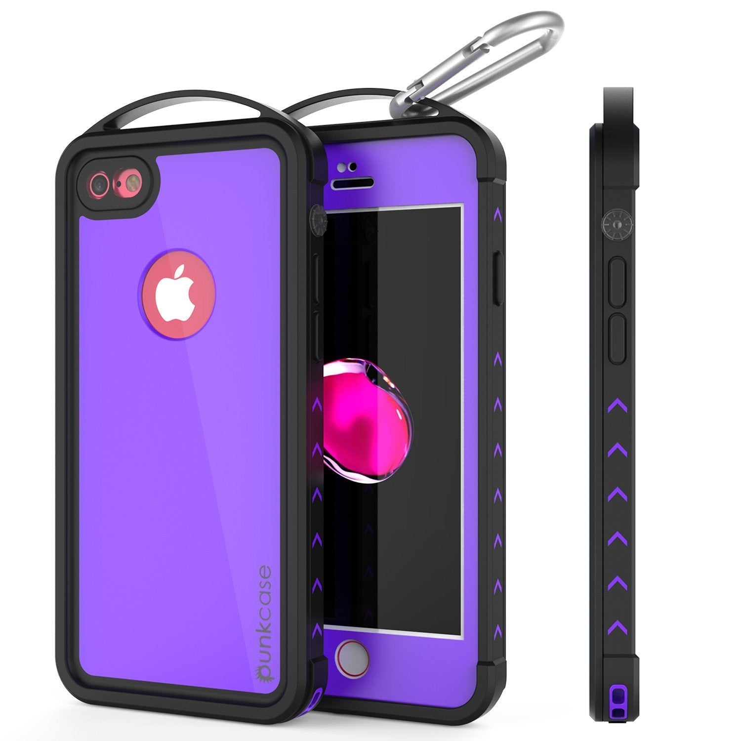 iPhone SE (4.7") Waterproof Case, Punkcase ALPINE Series, Purple | Heavy Duty Armor Cover (Color in image: purple)