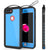 iPhone 8+ Plus Waterproof Case, Punkcase ALPINE Series, Light Blue | Heavy Duty Armor Cover (Color in image: light blue)