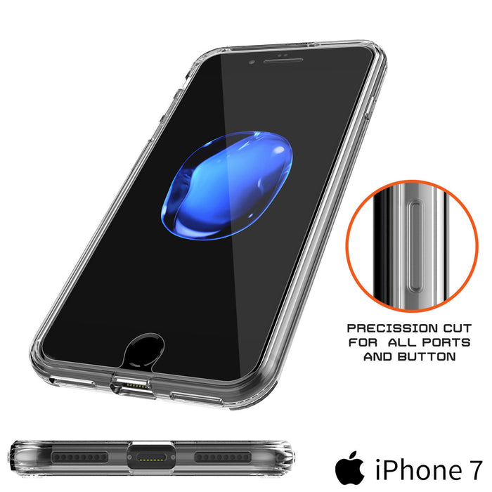 iPhone 7+ Plus Case Punkcase® LUCID 2.0 Clear Series Series w/ SHIELD Screen Protector | Ultra Fit (Color in image: white)
