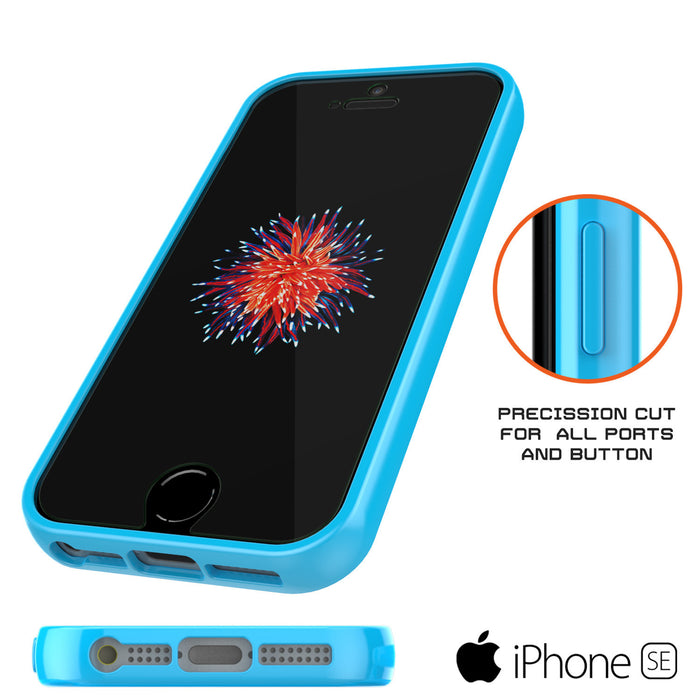 iPhone SE/5S/5 Case Punkcase® LUCID 2.0 Light Blue Series w/ PUNK SHIELD Screen Protector | Ultra Fit (Color in image: pink)