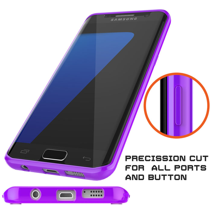 S7 Edge Case Punkcase® LUCID 2.0 Purple Series w/ PUNK SHIELD Screen Protector | Ultra Fit (Color in image: teal)