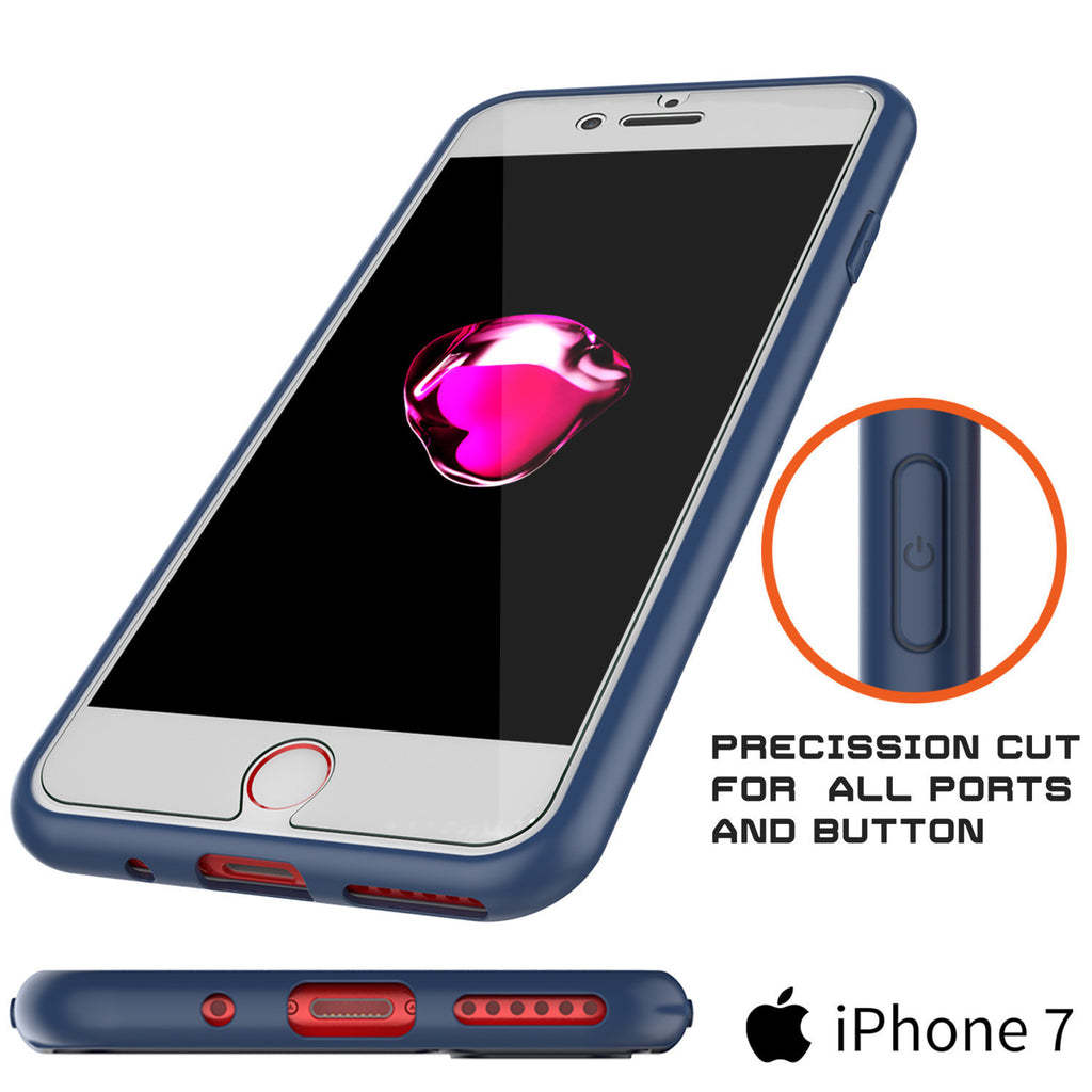 PRECISSION CUT FOR ALL PORTS AND BUTTON 4 iPhone 7 (Color in image: red)