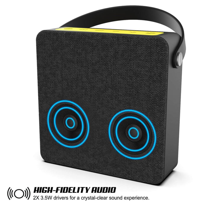 PUNKBOX Portable Wireless Bluetooth Speaker, Loud & Powerful for iPhone/Android [black] 