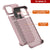 PunkCase for iPhone 14 Aluminum Alloy Case [Fortifier Extreme Series] Ultra Durable Cover [Rose-Gold]