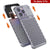 PunkCase for iPhone 14 Pro Aluminum Alloy Case [Fortifier Extreme Series] Ultra Durable Cover [Silver]