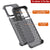 PunkCase for iPhone 14 Pro Max Aluminum Alloy Case [Fortifier Extreme Series] Ultra Durable Cover [Grey]