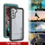 Galaxy S22 Water/ Shock/ Snowproof [Extreme Series]  Screen Protector Case [Teal] (Color in image: Light Green)