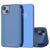 Punkcase iPhone 14 Plus Reflector Case Protective Flip Cover [Blue]