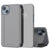 Punkcase iPhone 14 Reflector Case Protective Flip Cover [Silver]
