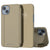 Punkcase iPhone 14 Reflector Case Protective Flip Cover [Gold]