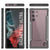 Punkcase S22 Ultra ravenger Case Protective Military Grade Multilayer Cover [Grey-Black] (Color in image: Blue)