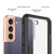 Punkcase S21 ravenger Case Protective Military Grade Multilayer Cover [Black] (Color in image: Red)