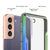Punkcase S21 ravenger Case Protective Military Grade Multilayer Cover [Rainbow] (Color in image: Black)