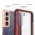 Punkcase S21 ravenger Case Protective Military Grade Multilayer Cover [Red] (Color in image: Grey-Black)