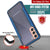 Punkcase S21+ Plus ravenger Case Protective Military Grade Multilayer Cover [Blue] (Color in image: Grey)