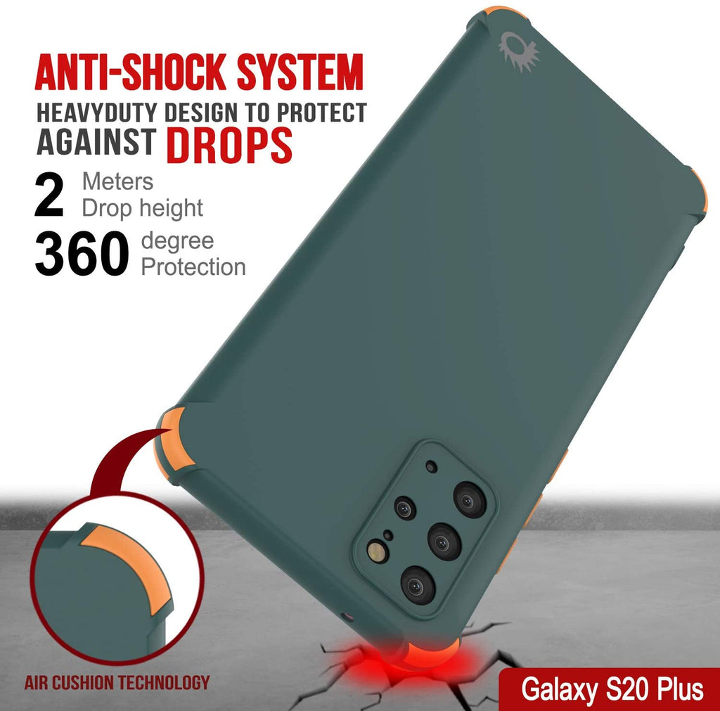 Punkcase Protective & Lightweight TPU Case [Sunshine Series] for Galaxy S20+ Plus [Dark Green] (Color in image: Teal)