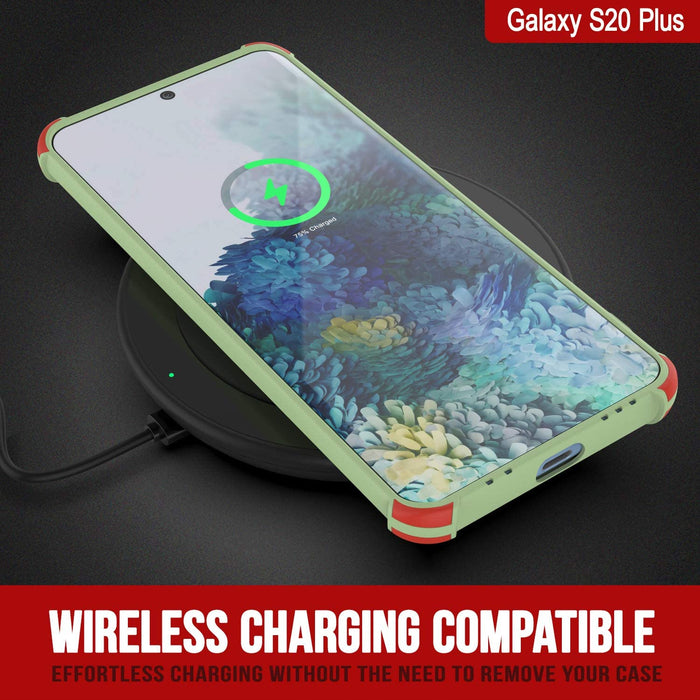 Punkcase Protective & Lightweight TPU Case [Sunshine Series] for Galaxy S20+ Plus [Light Green] (Color in image: Grey)