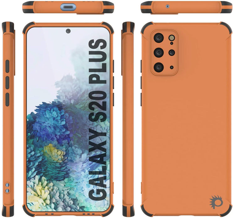 Punkcase Protective & Lightweight TPU Case [Sunshine Series] for Galaxy S20+ Plus [Orange] (Color in image: Dark Green)
