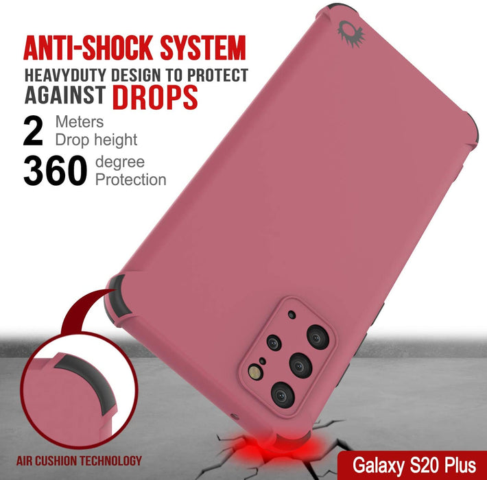 Punkcase Protective & Lightweight TPU Case [Sunshine Series] for Galaxy S20+ Plus [Rose] (Color in image: Grey)