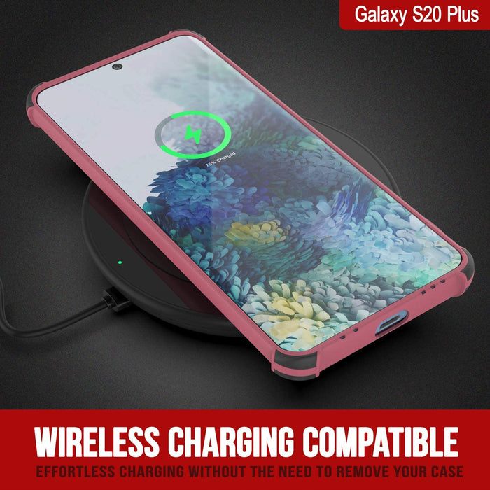 Punkcase Protective & Lightweight TPU Case [Sunshine Series] for Galaxy S20+ Plus [Rose] (Color in image: Pink)
