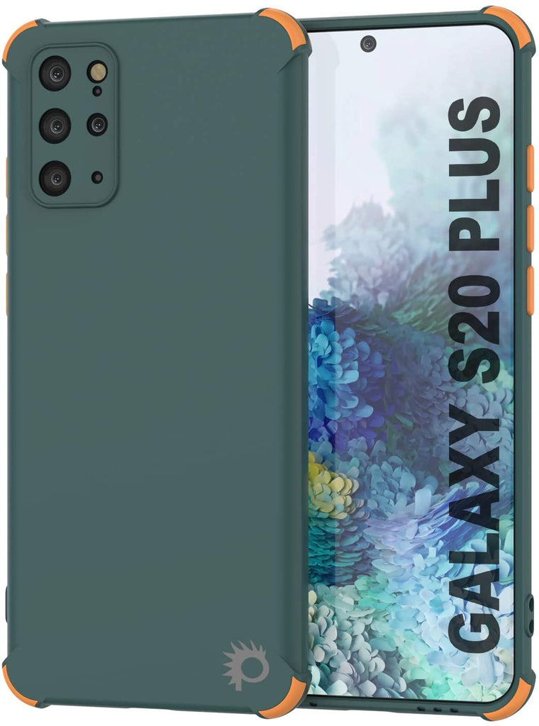 Punkcase Protective & Lightweight TPU Case [Sunshine Series] for Galaxy S20+ Plus [Dark Green] (Color in image: Dark Green)