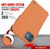 Punkcase Protective & Lightweight TPU Case [Sunshine Series] for iPhone 12 [Orange] (Color in image: Teal)