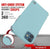 Punkcase Protective & Lightweight TPU Case [Sunshine Series] for iPhone 12 [Teal] (Color in image: Dark Green)