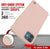 Punkcase Protective & Lightweight TPU Case [Sunshine Series] for iPhone 12 Mini [Pink] (Color in image: Grey)