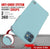 Punkcase Protective & Lightweight TPU Case [Sunshine Series] for iPhone 12 Mini [Teal] (Color in image: Dark Green)