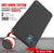 Punkcase Protective & Lightweight TPU Case [Sunshine Series] for iPhone 12 Mini [Black] (Color in image: Teal)