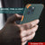 Punkcase Protective & Lightweight TPU Case [Sunshine Series] for iPhone 12 Pro [Dark Green] (Color in image: Orange)