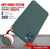 Punkcase Protective & Lightweight TPU Case [Sunshine Series] for iPhone 12 Pro [Dark Green] (Color in image: Teal)