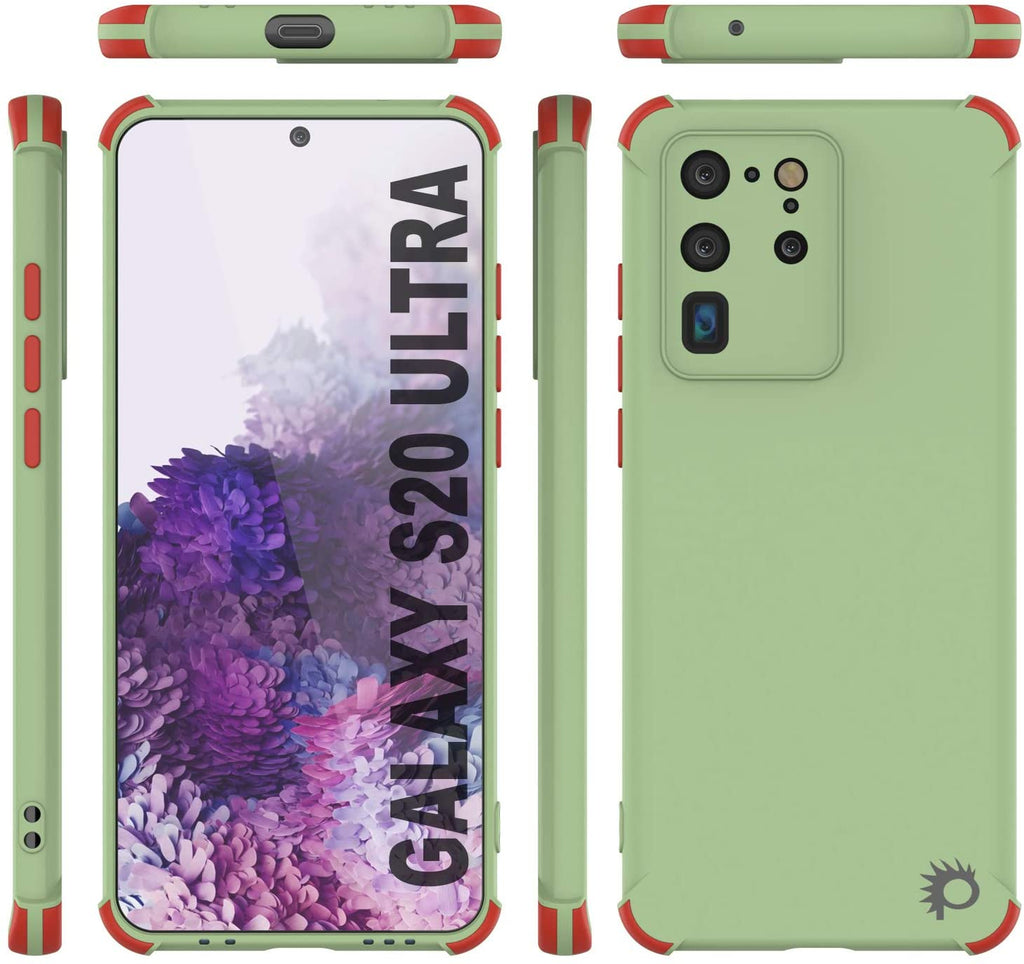 Punkcase Protective & Lightweight TPU Case [Sunshine Series] for Galaxy S20 Ultra [Light Green] (Color in image: Pink)